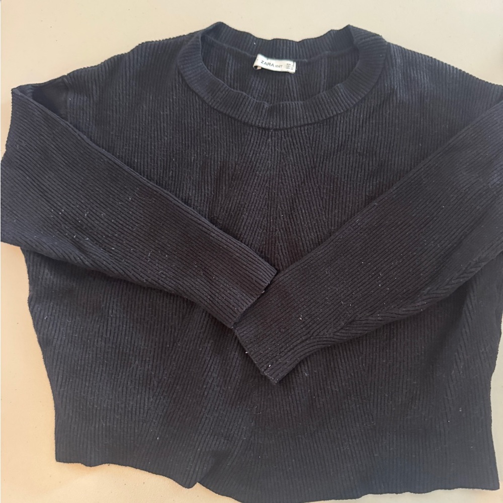 Black Zara Knit Sweater